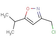 3-(chloromethyl)-5-isopropylisoxazole 3-(chloromethyl)-5-isopropylisoxazole