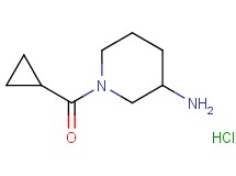 1-(cyclopropylcarbonyl)-3-piperidinamine hydrochloride 1-(cyclopropylcarbonyl)-3-piperidinamine hydrochloride