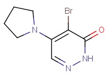 4-bromo-5-(1-pyrrolidinyl)-3(2H)-pyridazinone 4-bromo-5-(1-pyrrolidinyl)-3(2H)-pyridazinone