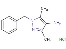 1-benzyl-3,5-dimethyl-1H-pyrazol-4-amine hydrochloride 1-benzyl-3,5-dimethyl-1H-pyrazol-4-amine hydrochloride