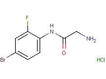N~1~-(4-bromo-2-fluorophenyl)glycinamide hydrochloride N~1~-(4-bromo-2-fluorophenyl)glycinamide hydrochloride