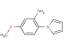 5-methoxy-2-(1H-pyrrol-1-yl)aniline 5-methoxy-2-(1H-pyrrol-1-yl)aniline