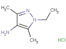 1-ethyl-3,5-dimethyl-1H-pyrazol-4-amine hydrochloride 1-ethyl-3,5-dimethyl-1H-pyrazol-4-amine hydrochloride