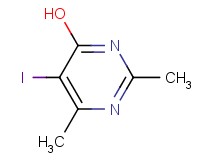 5-iodo-2,6-dimethyl-4-pyrimidinol 5-iodo-2,6-dimethyl-4-pyrimidinol