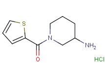 1-(2-thienylcarbonyl)-3-piperidinamine hydrochloride 1-(2-thienylcarbonyl)-3-piperidinamine hydrochloride