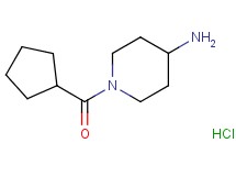 1-(cyclopentylcarbonyl)-4-piperidinamine hydrochloride 1-(cyclopentylcarbonyl)-4-piperidinamine hydrochloride