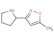 5-methyl-3-(2-pyrrolidinyl)isoxazole 5-methyl-3-(2-pyrrolidinyl)isoxazole