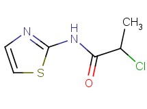 2-chloro-N-1,3-thiazol-2-ylpropanamide