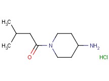 1-(3-methylbutanoyl)-4-piperidinamine hydrochloride 1-(3-methylbutanoyl)-4-piperidinamine hydrochloride