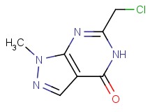 6-(chloromethyl)-1-methyl-1,5-dihydro-4H-pyrazolo[3,4-d]pyrimidin-4-one