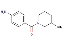 4-[(3-methyl-1-piperidinyl)carbonyl]aniline