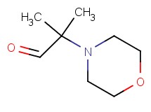 2-methyl-2-(4-morpholinyl)propanal 2-methyl-2-(4-morpholinyl)propanal
