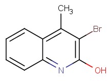 3-bromo-4-methyl-2-quinolinol 3-bromo-4-methyl-2-quinolinol