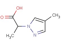 2-(4-methyl-1H-pyrazol-1-yl)propanoic acid 2-(4-methyl-1H-pyrazol-1-yl)propanoic acid