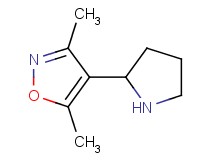 3,5-dimethyl-4-(2-pyrrolidinyl)isoxazole 3,5-dimethyl-4-(2-pyrrolidinyl)isoxazole