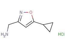 [(5-cyclopropyl-3-isoxazolyl)methyl]amine hydrochloride