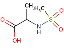 N-(methylsulfonyl)alanine N-(methylsulfonyl)alanine