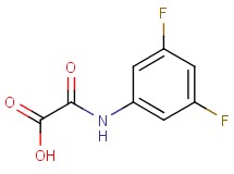 [(3,5-difluorophenyl)amino](oxo)acetic acid