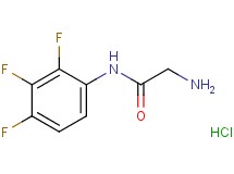 N~1~-(2,3,4-trifluorophenyl)glycinamide hydrochloride N~1~-(2,3,4-trifluorophenyl)glycinamide hydrochloride