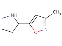 3-methyl-5-(2-pyrrolidinyl)isoxazole 3-methyl-5-(2-pyrrolidinyl)isoxazole