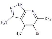 5-bromo-4,6-dimethyl-1H-pyrazolo[3,4-b]pyridin-3-amine