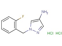 1-(2-fluorobenzyl)-1H-pyrazol-4-amine dihydrochloride