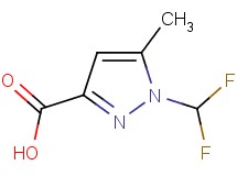1-(difluoromethyl)-5-methyl-1H-pyrazole-3-carboxylic acid 1-(difluoromethyl)-5-methyl-1H-pyrazole-3-carboxylic acid