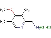 [(4-methoxy-3,5-dimethyl-2-pyridinyl)methyl]amine dihydrochloride