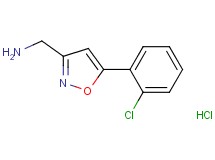 {[5-(2-chlorophenyl)-3-isoxazolyl]methyl}amine hydrochloride