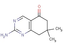 2-amino-7,7-dimethyl-7,8-dihydro-5(6H)-quinazolinone 2-amino-7,7-dimethyl-7,8-dihydro-5(6H)-quinazolinone