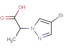2-(4-bromo-1H-pyrazol-1-yl)propanoic acid 2-(4-bromo-1H-pyrazol-1-yl)propanoic acid