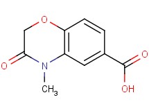 4-methyl-3-oxo-3,4-dihydro-2H-1,4-benzoxazine-6-carboxylic acid 4-methyl-3-oxo-3,4-dihydro-2H-1,4-benzoxazine-6-carboxylic acid