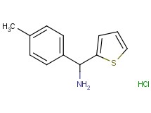 [(4-methylphenyl)(2-thienyl)methyl]amine hydrochloride