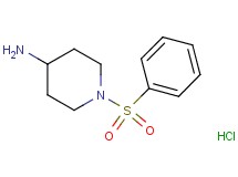 1-(phenylsulfonyl)-4-piperidinamine hydrochloride 1-(phenylsulfonyl)-4-piperidinamine hydrochloride