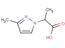 2-(3-methyl-1H-pyrazol-1-yl)propanoic acid 2-(3-methyl-1H-pyrazol-1-yl)propanoic acid