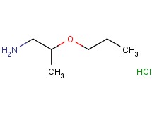 (2-propoxypropyl)amine hydrochloride (2-propoxypropyl)amine hydrochloride