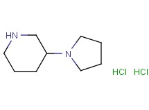 3-(1-pyrrolidinyl)piperidine dihydrochloride 3-(1-pyrrolidinyl)piperidine dihydrochloride