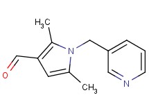2,5-dimethyl-1-(3-pyridinylmethyl)-1H-pyrrole-3-carbaldehyde 2,5-dimethyl-1-(3-pyridinylmethyl)-1H-pyrrole-3-carbaldehyde