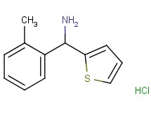 [(2-methylphenyl)(2-thienyl)methyl]amine hydrochloride