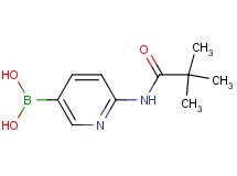 {6-[(2,2-dimethylpropanoyl)amino]-3-pyridinyl}boronic acid