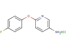 6-(4-fluorophenoxy)-3-pyridinamine hydrochloride 6-(4-fluorophenoxy)-3-pyridinamine hydrochloride