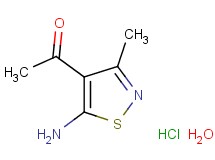 1-(5-amino-3-methyl-4-isothiazolyl)ethanone hydrochloride hydrate 1-(5-amino-3-methyl-4-isothiazolyl)ethanone hydrochloride hydrate