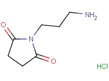 1-(3-aminopropyl)-2,5-pyrrolidinedione hydrochloride 1-(3-aminopropyl)-2,5-pyrrolidinedione hydrochloride