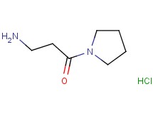 [3-oxo-3-(1-pyrrolidinyl)propyl]amine hydrochloride