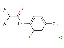 N~1~-(2-fluoro-4-methylphenyl)alaninamide hydrochloride N~1~-(2-fluoro-4-methylphenyl)alaninamide hydrochloride