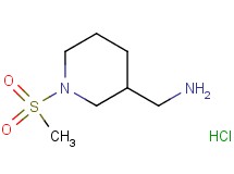 {[1-(methylsulfonyl)-3-piperidinyl]methyl}amine hydrochloride