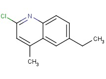 2-chloro-6-ethyl-4-methylquinoline 2-chloro-6-ethyl-4-methylquinoline