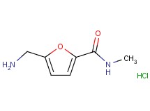 5-(aminomethyl)-N-methyl-2-furamide hydrochloride 5-(aminomethyl)-N-methyl-2-furamide hydrochloride