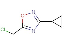 5-(chloromethyl)-3-cyclopropyl-1,2,4-oxadiazole