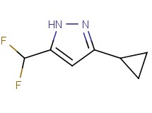 3-cyclopropyl-5-(difluoromethyl)-1H-pyrazole